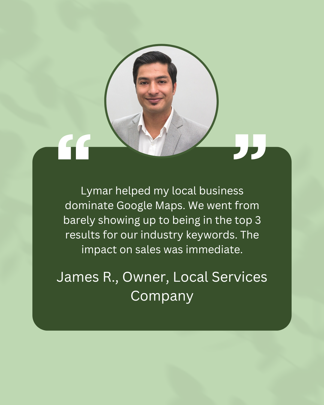 green modern customer testimonials instagram post (2)