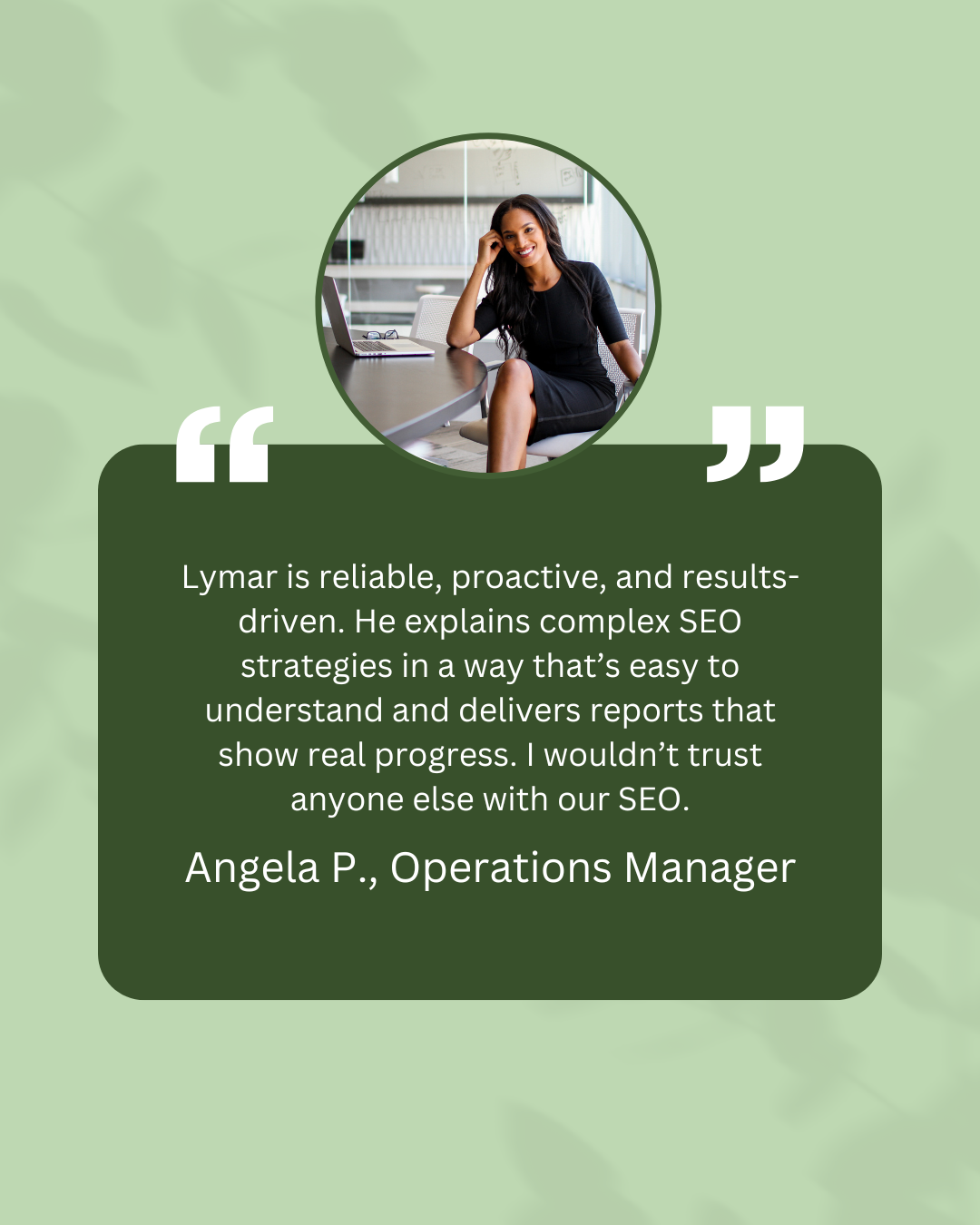 green modern customer testimonials instagram post (3)