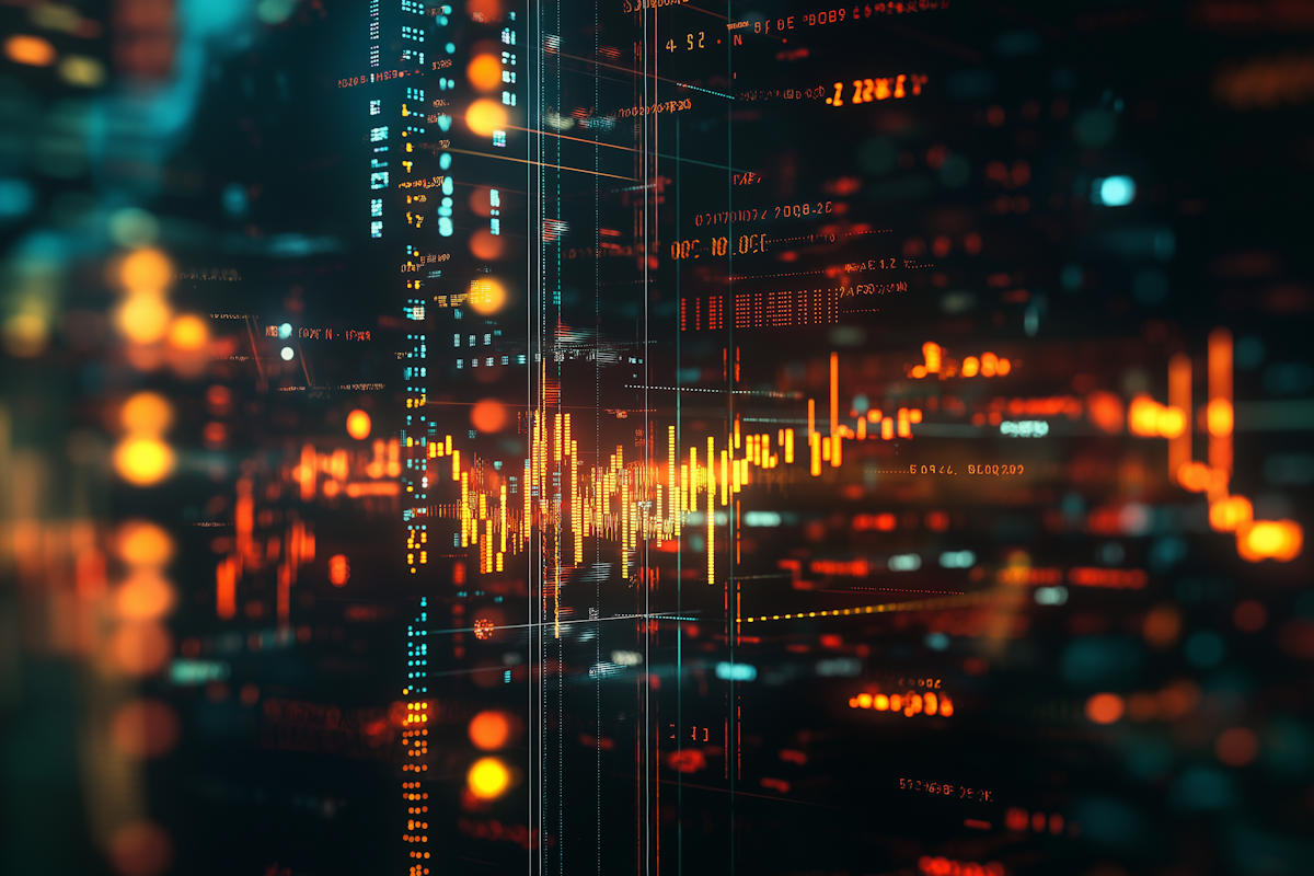 futuristic data visual